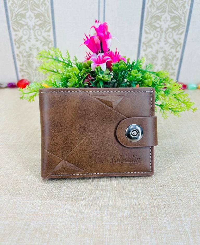Men's Leather Textured Bifold Wallet