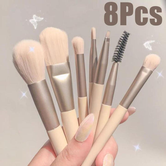 Perfect Makeup Brushes Set - 8 Pcs