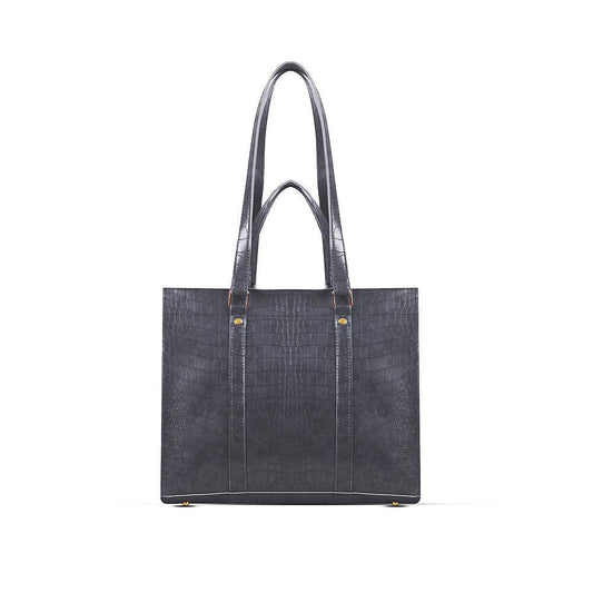 BagX - Zara 2 Pcs Grey PU Leather Totebag,Grey & Beige