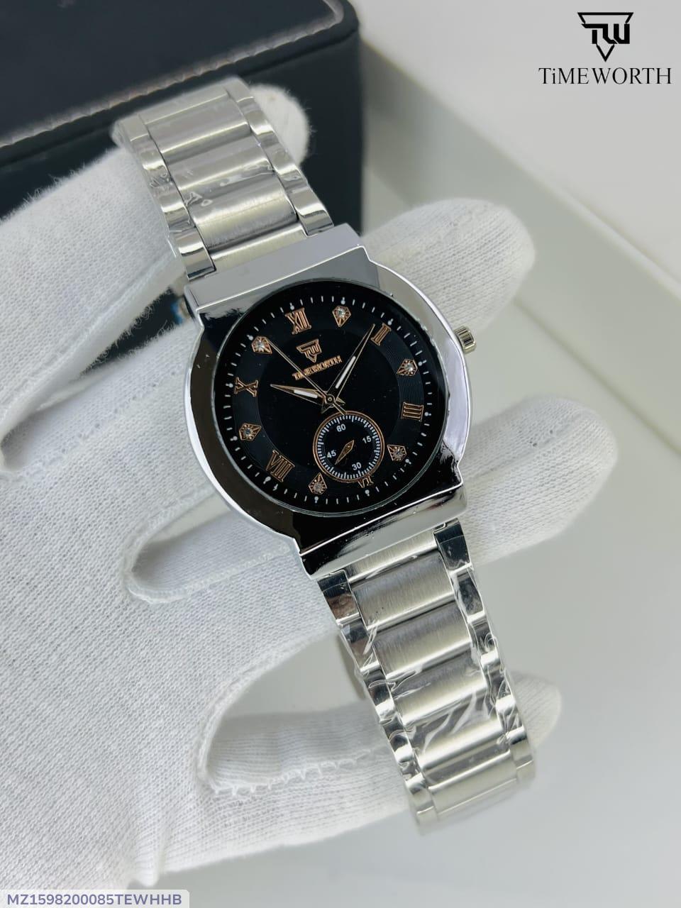Men's Quartz Chain Strap Watch - Water Resistant | 1 Pc