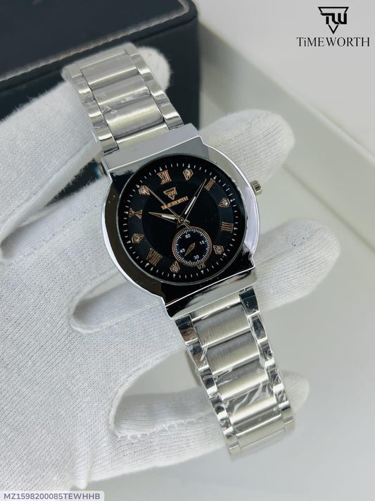 Men's Quartz Chain Strap Watch - Water Resistant | 1 Pc