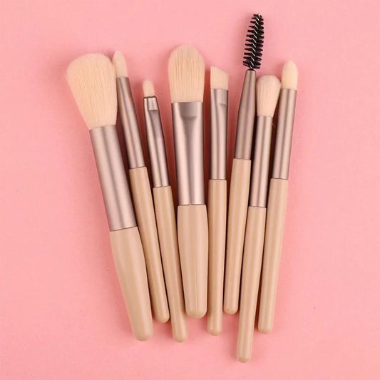 Perfect Makeup Brushes Set - 8 Pcs